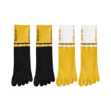 4 шт (Желтый и черный 2 + Белый и желтый 2)