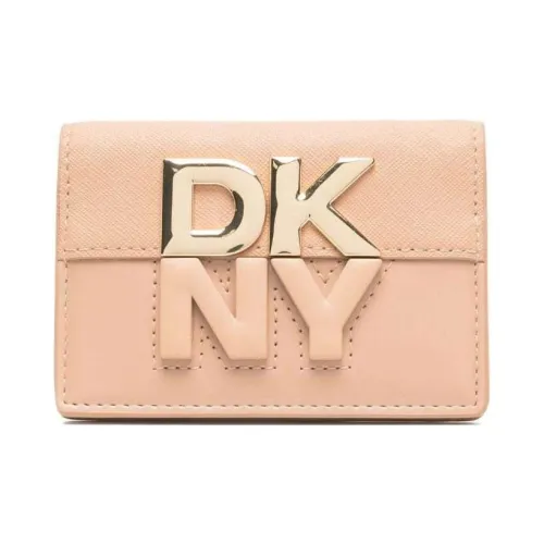 DKNY Телячья кожа Кошелек Женские Бежевый