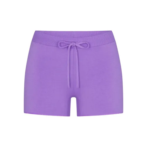 SKIMS Хлопок Джерси Короткие Боксеры Женские Ultra Violet Ультрафиолет