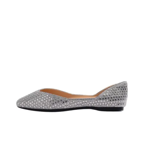 STEVE MADDEN Повседневная обувь 0,8 см Женская Серебряная