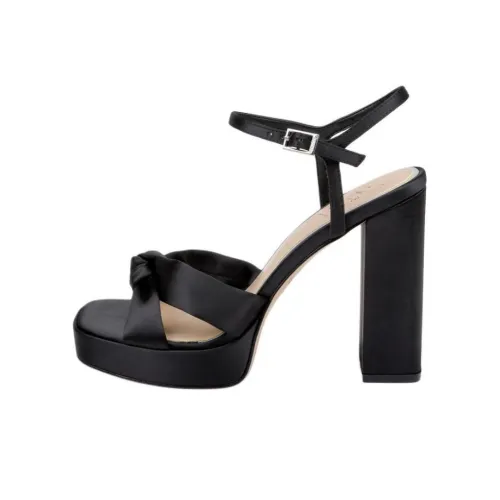 Badgley Mischka Valencia One Strap Sandals 9cm Women's Black Badgley Mischka Valencia One Ремень Сандалии 9см Женские Черные