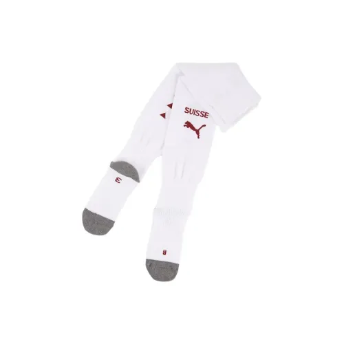 PUMA Swiss EC SS24 Футбольные носки Мужские 1 упаковка Белый