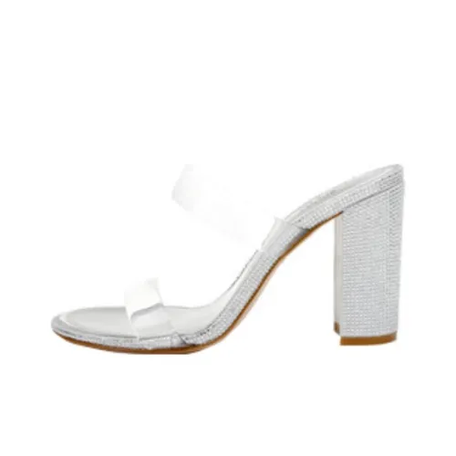 Badgley Mischka Слипоны 9 см Женские Прозрачные