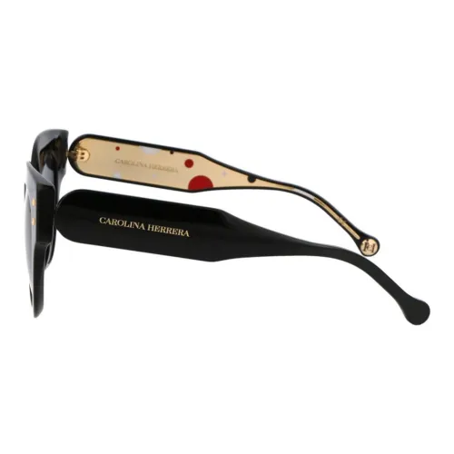 CarolinaHerrera Ацетат OVAL SUNGLASSES Женские Черный