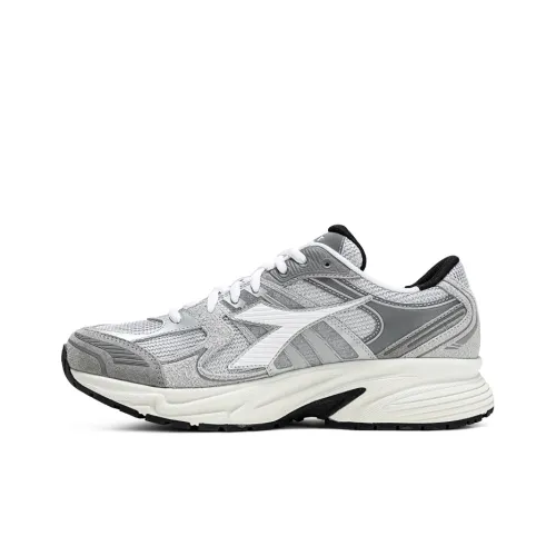 Diadora Устойчивый к истиранию Низкий Топ Casual Унисекс Серый