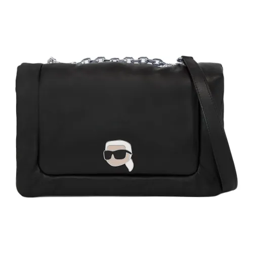 Сумка через плечо из полиуретана Karl Lagerfeld женская черная