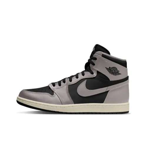 JORDAN Air Jordan 1 Винтажные баскетбольные кроссовки High Top Серый Черный Унисекс