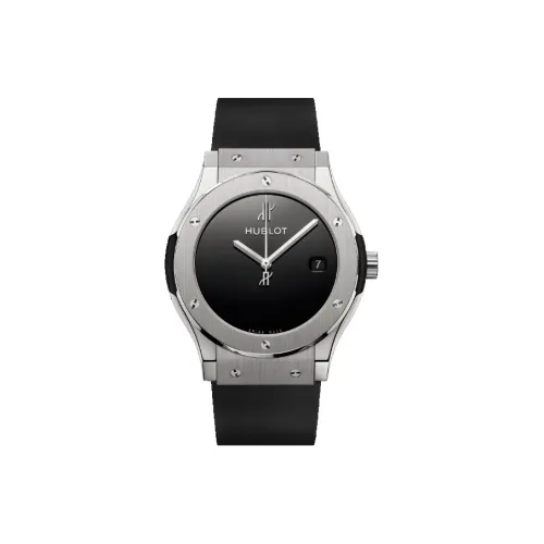 HUBLOT Автоматический Механический Механизм Мужские Классические Фьюжн Часы 45 мм Черные
