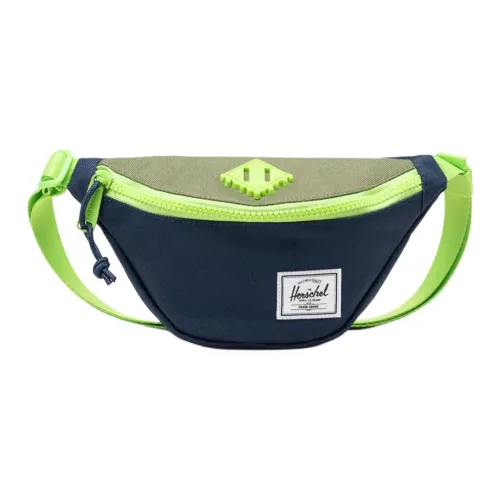Herschel Переработанный материал Бананка Маленький Унисекс Морской синий Циановый