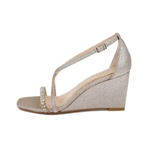 Badgley Mischka Adelynn One Ремешок Сандалии 8 см Женские Светло-Золотые