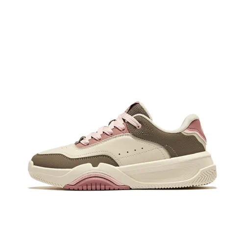 Erke Карамельный латте 2 Slip Resistant Abrasion Resistant Low Топ Кроссовки для скейтбординга Женские Серый эгг-ног Коричневый камень