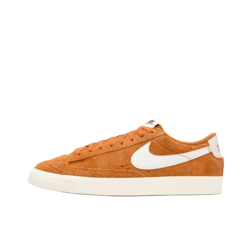 Nike Blazer Low '77 Скейтборд Кроссовки Низкие Топ Апельсин Женские