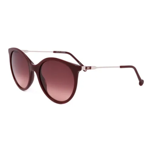 CarolinaHerrera Пластик OVAL SUNGLASSES Женские Красный