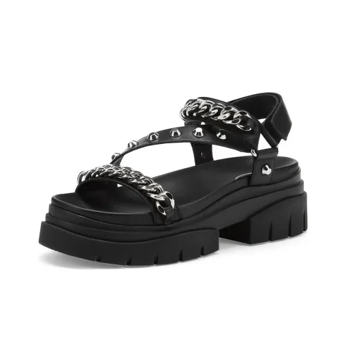 Пепельный One Ремень Сандалии Женские