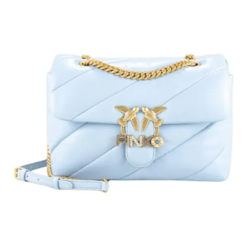 PINKO Puff Sheepskin Сумка через плечо Женская Blue