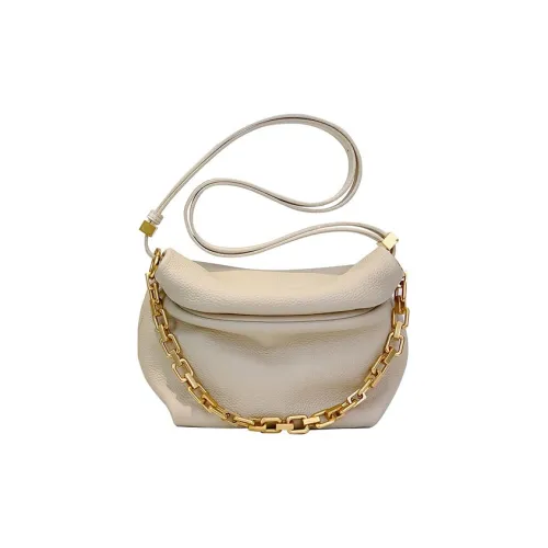 TTaG．baG Сумка через плечо из натуральной коровьей кожи женская цвет слоновая кость классический черный молочно-чайный коричневый