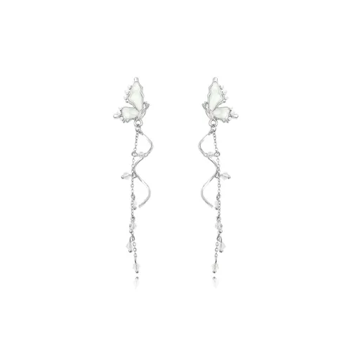 MUYAN Сплав Бабочка Бахрома Серьги-кольца Женские