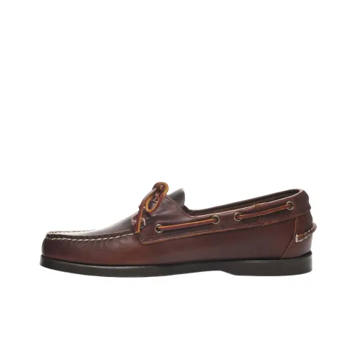 Sebago Топсайдеры Мужские Темно-Коричневые