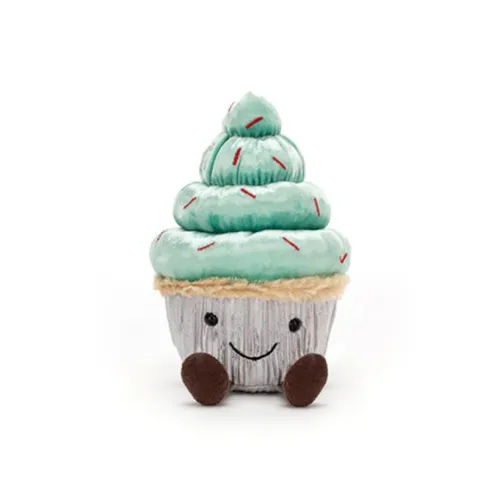 JELLYCAT Fun Food Collection Мятные Бумага Кубики Торт Куклы Плюшевая Кукла Standing Высота 19 см Высота