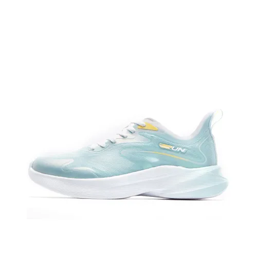 QIAODAN Light Speed 3,0PLUS Амортизация Противоскользящий Легкий Низкий Топ Беговые Кроссовки Мужские Белый Синий