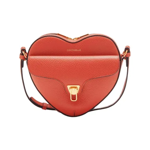 COCCINELLE GRAIN LEATHER Сумка через плечо Мини Женская Гранат Красный