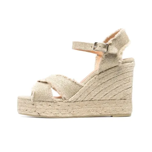 Castañer One Sandals Strap 11cm Women's Beige