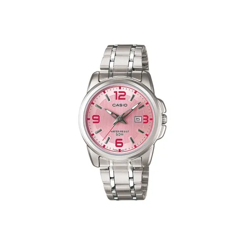 CASIO Кварцевый Movement Женские Standard Series Часы 34 мм Розовые