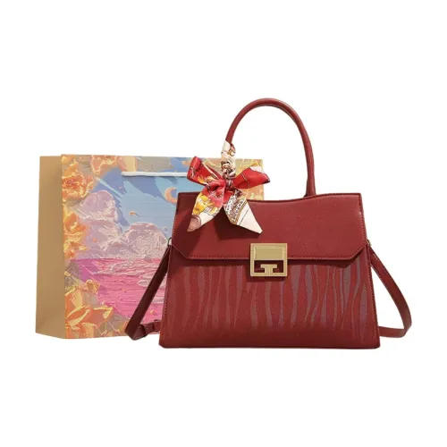 BRINCH Кожа Сумка через плечо Сумка Женская Красная Синяя