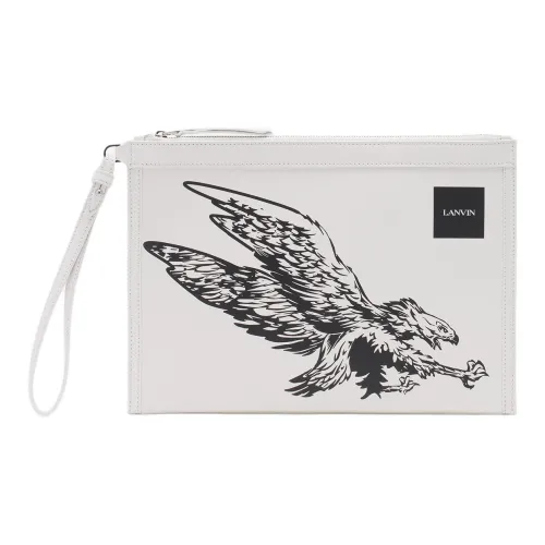 Lanvin Кожа Клатч Мужской Белый