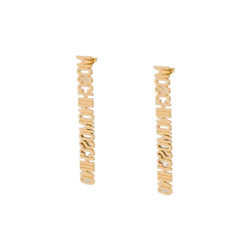 MOSCHINO Серьги из цинкового сплава женские золотые