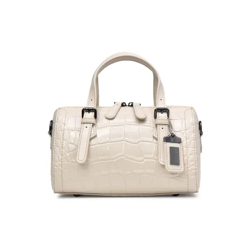 TTaG．baG Коровья кожа Одно плечо Сумка Женская Экрю Крутой черный Серо-зеленый