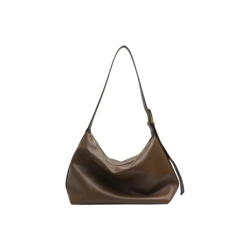TTaG．baG Сумка через плечо из коровьей кожи стандартная женская темно-коричневый черный