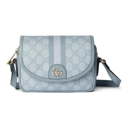 GUCCI Ophidia Supreme Холщовая сумка сумка через плечо сумка на плечо женская серая синяя