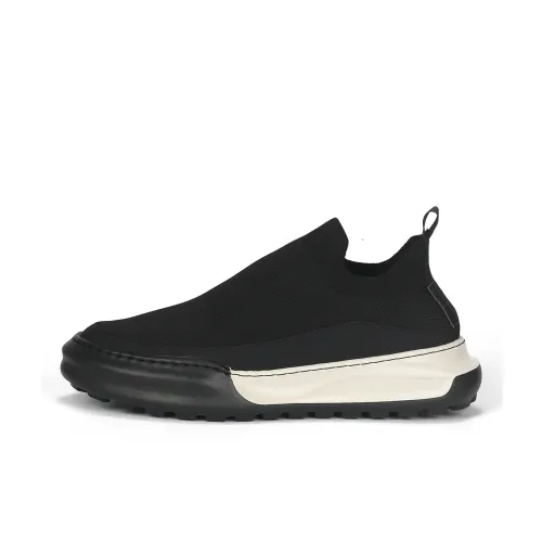 TIEKE Износостойкий Дышащий Низкий Топ Повседневная Обувь Мужская Черная