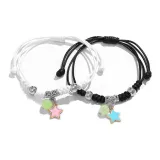 Синий пудровый светящийся браслет [Маленькая звезда]