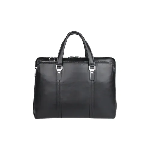 DOSRFINI Сумка через плечо из натуральной коровьей кожи обычная мужская черная шоколадная