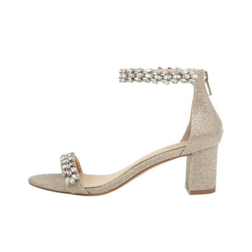 Badgley Mischka Bronwen One Ремешок Сандалии 5,5 см Женские Светло-Золотые