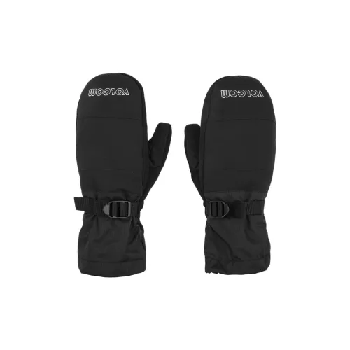 Volcom Нейлон Полиэстер Полиуретан Переработанный полиэстер Вязаные перчатки Мужские Черные