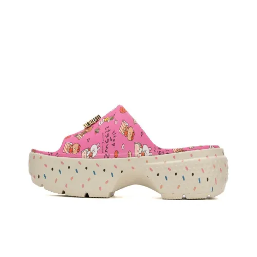 Crocs Slip-on Устойчивые к истиранию Унисекс Розовые