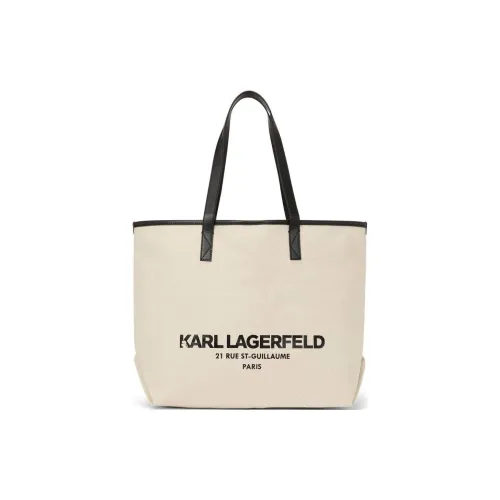 Karl Lagerfeld Переработанный хлопок холст тоут сумка сумка для покупок сумка женская экрю