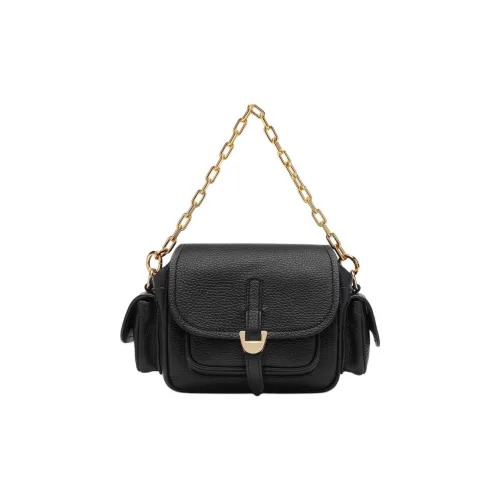 COCCINELLE GRAIN LEATHER Сумка через плечо Женская Черная