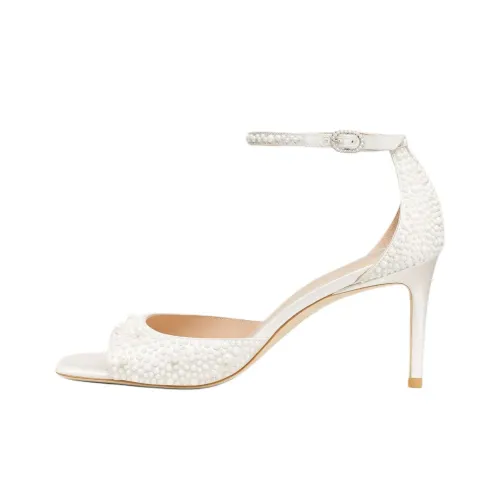 Stuart Weitzman SW Bliss One Strap Sandals 7,5cm Женские Белые