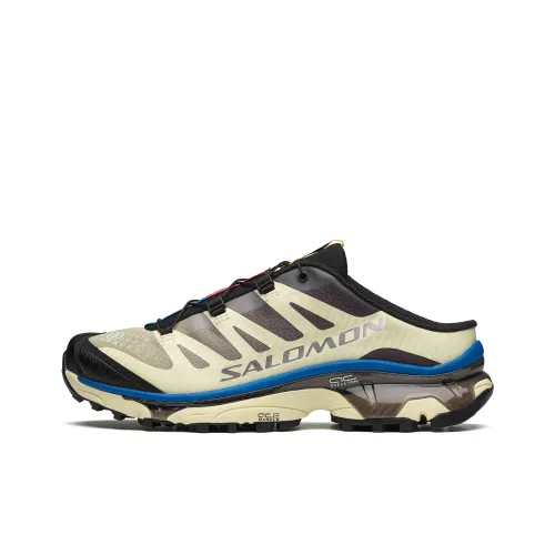 Salomon Collaboration XT 4 Беговые кроссовки Низкий топ Светло-желтый Серый Унисекс