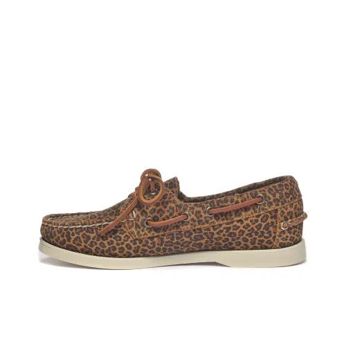 Sebago Топсайдеры Леопардовый принт Женские