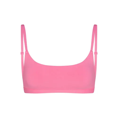 SKIMS Хлопок Джерси Scoop Бюстгальтер Женские Sugar Розовый