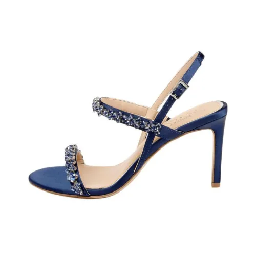 Badgley Mischka Donna One Strap Sandals 8 cm Women's Blue Badgley Mischka Donna One Ремешок Сандалии 8 см Женские Синие