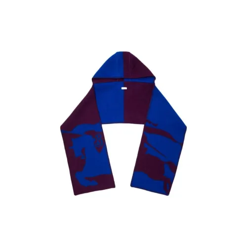 Шарфы Burberry Wool Knit Унисекс Королевский Синий