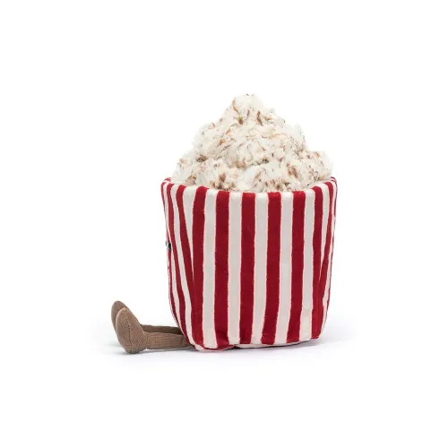 JELLYCAT Fun Food Collection Веселье Попкорн США New York Limited Куклы Плюшевая кукла 18 см высокая