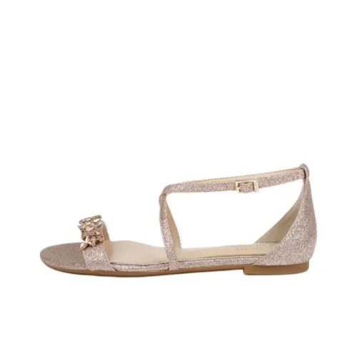 Badgley Mischka Tessy One Ремень Сандалии Женские Розовое Золото