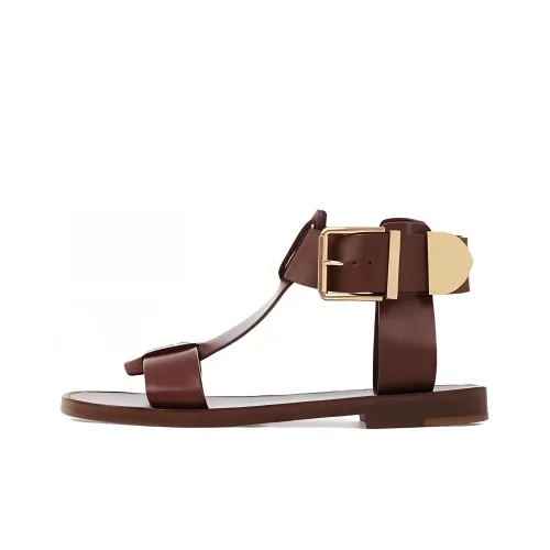 Chloe Rebecca One Strap Sandals Женские Коричневые